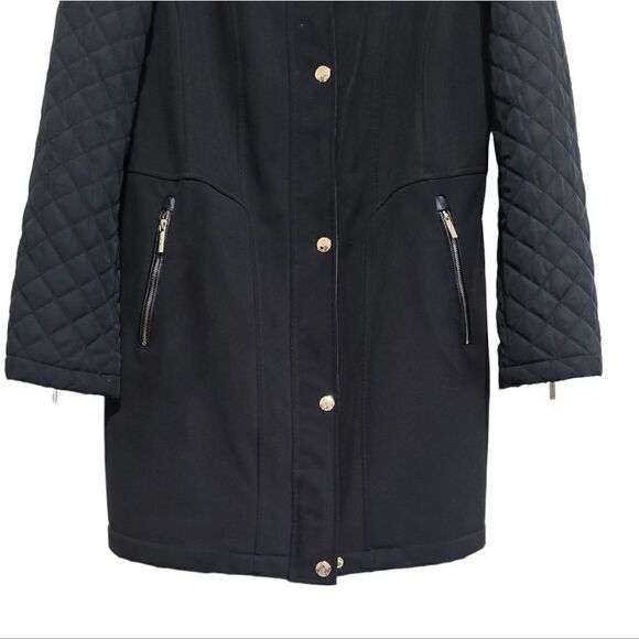 Michael Kors Women's Black Jacket Sz Petite Large - Picture 5 of 11